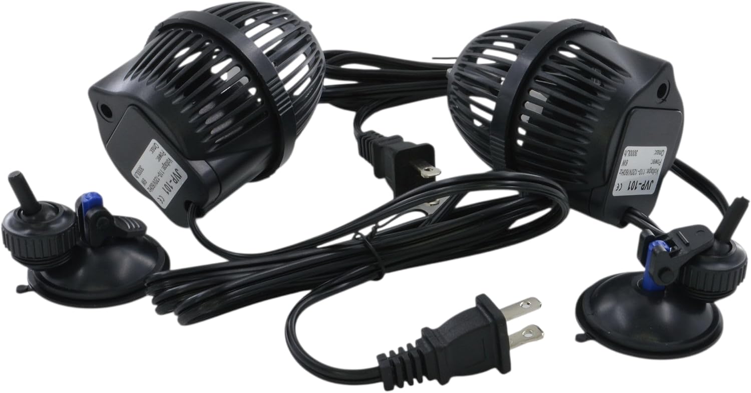 JVP-101 Submersible Circulation Powerhead Pump, 2-Pack | 792GPH