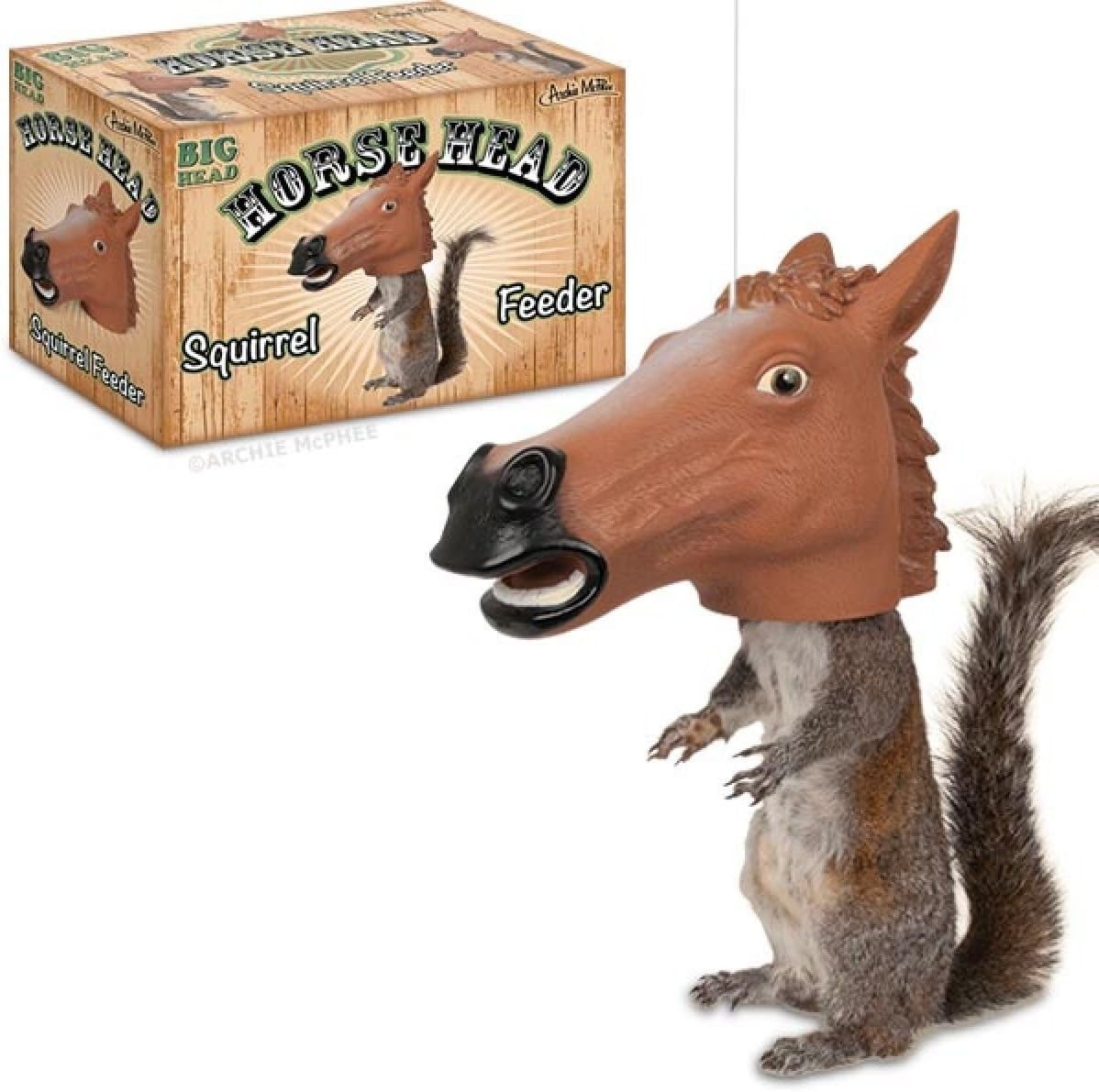 Horse Head Squirrel Feeder .#GG4346 43ETR98-Y673106
