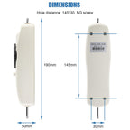 BAOSHISHAN 50lb Push Pull Force Gauge with Calibration Certificate