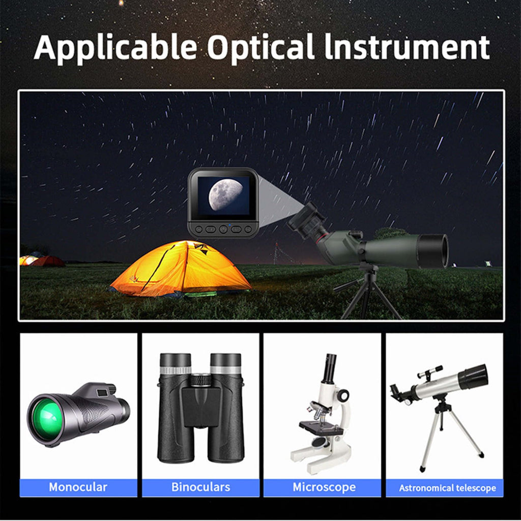 4K Telescope Camera 2.4G WiFi Telescope Eyepiece with 2.8" Screen