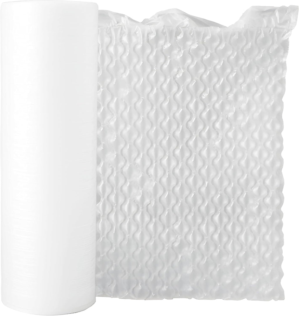 Air Cushion Wrap Roll - 984ft (14.6"x9.8") - Air Bubble Film - Clear - Bubble Wrap