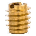 E-Z LOK Knife Thread Insert for Hard Wood, 6-32, 0.375 in, 25 ct
