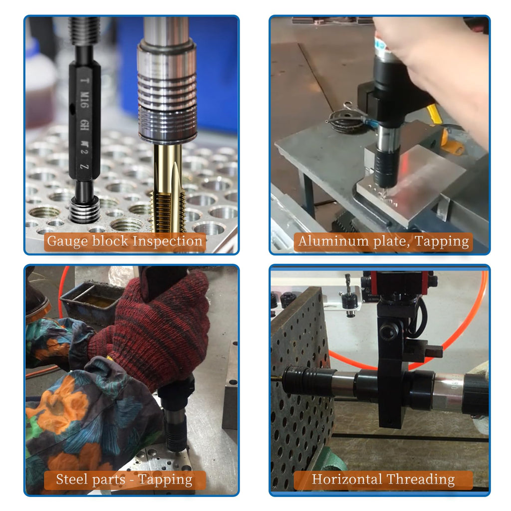 Melwozhwu Pneumatic Tapping Machine tap Flexible Arm Threading Tools