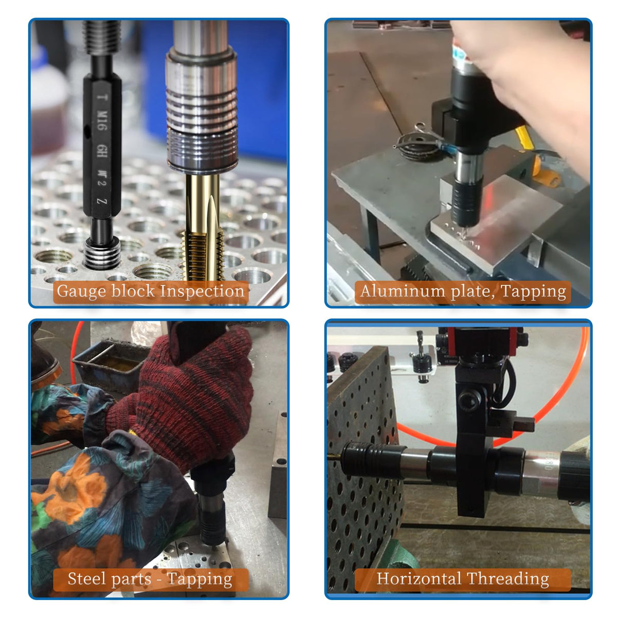 Melwozhwu Pneumatic Tapping Machine tap Flexible Arm Threading Tools