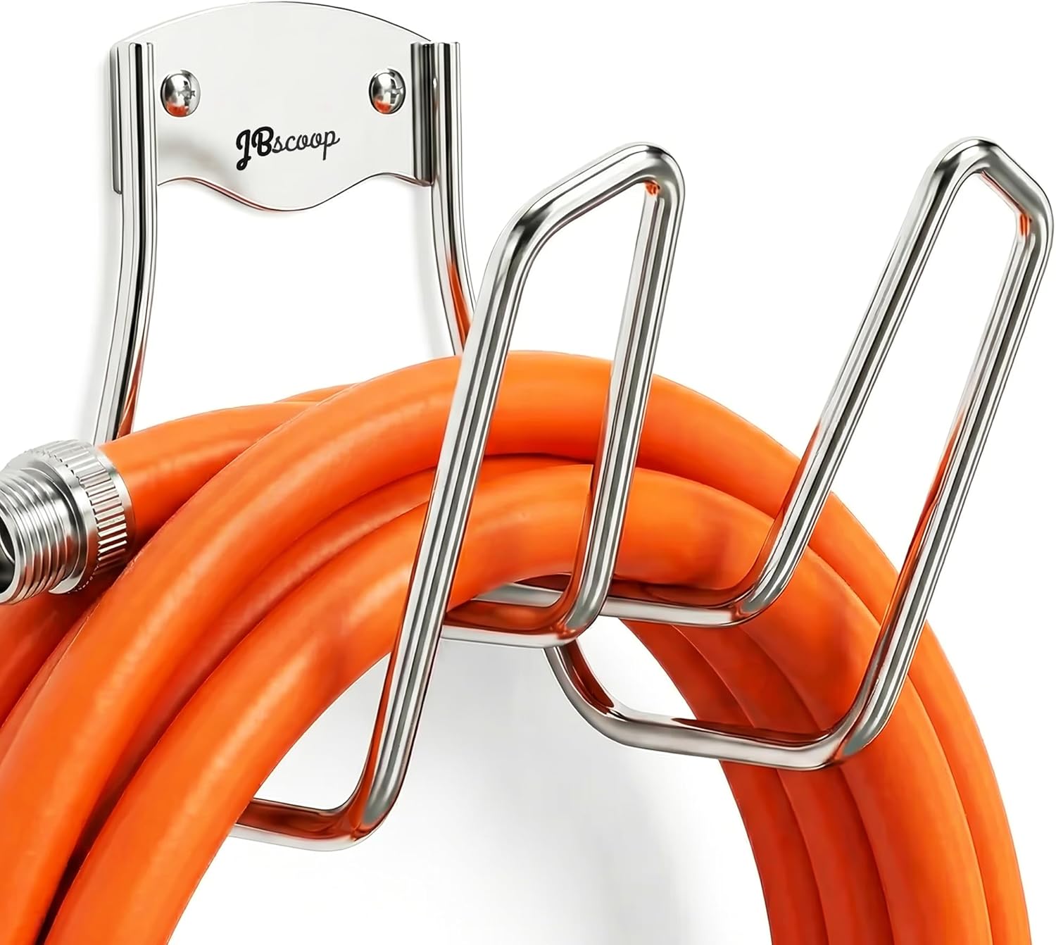 Garden Hose Holder, Garden Hose Hanger Wall Mount for Water Hose, Extension Cords, Air Compressor Hose, Heavy Duty &