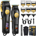 Mens Hair Clippers and Trimmers Set, Cordless Barber Haircut Kit | Professional Clippers for Hair Cutting Kit