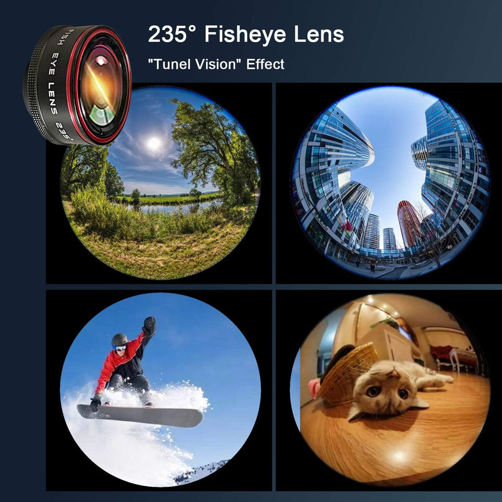 Phone Camera Lens Kit 10 in 1 for iPhone Samsung Pixel Android, 22X Telephoto Lens, 0.62X Super Wide Angle Lens&25X