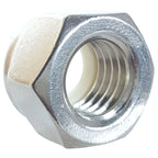 BCP Fasteners 5/8-11 Zinc-Plated Nylon Insert Hex Lock Nuts, 10 Pack