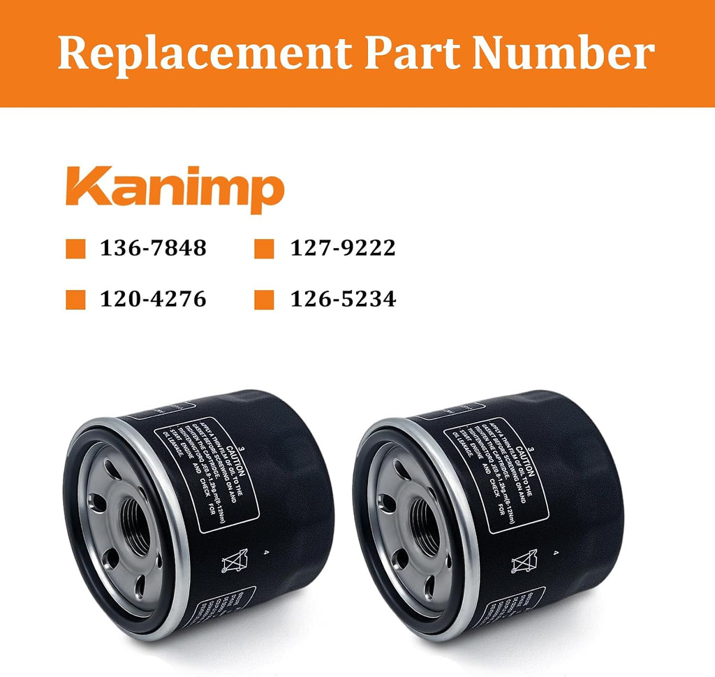 136-7848 120-4276 Oil Filter Fits for Toro V-Twin Engine