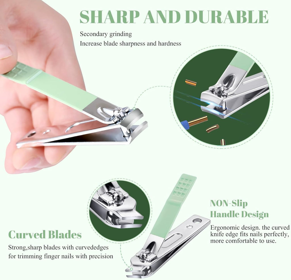 Manicure Set Pedicure Kit Nail Clippers Set Fingernail Clipper Set Ingrown Toenail Nail Kit Scissor Nail Trimmer Kit