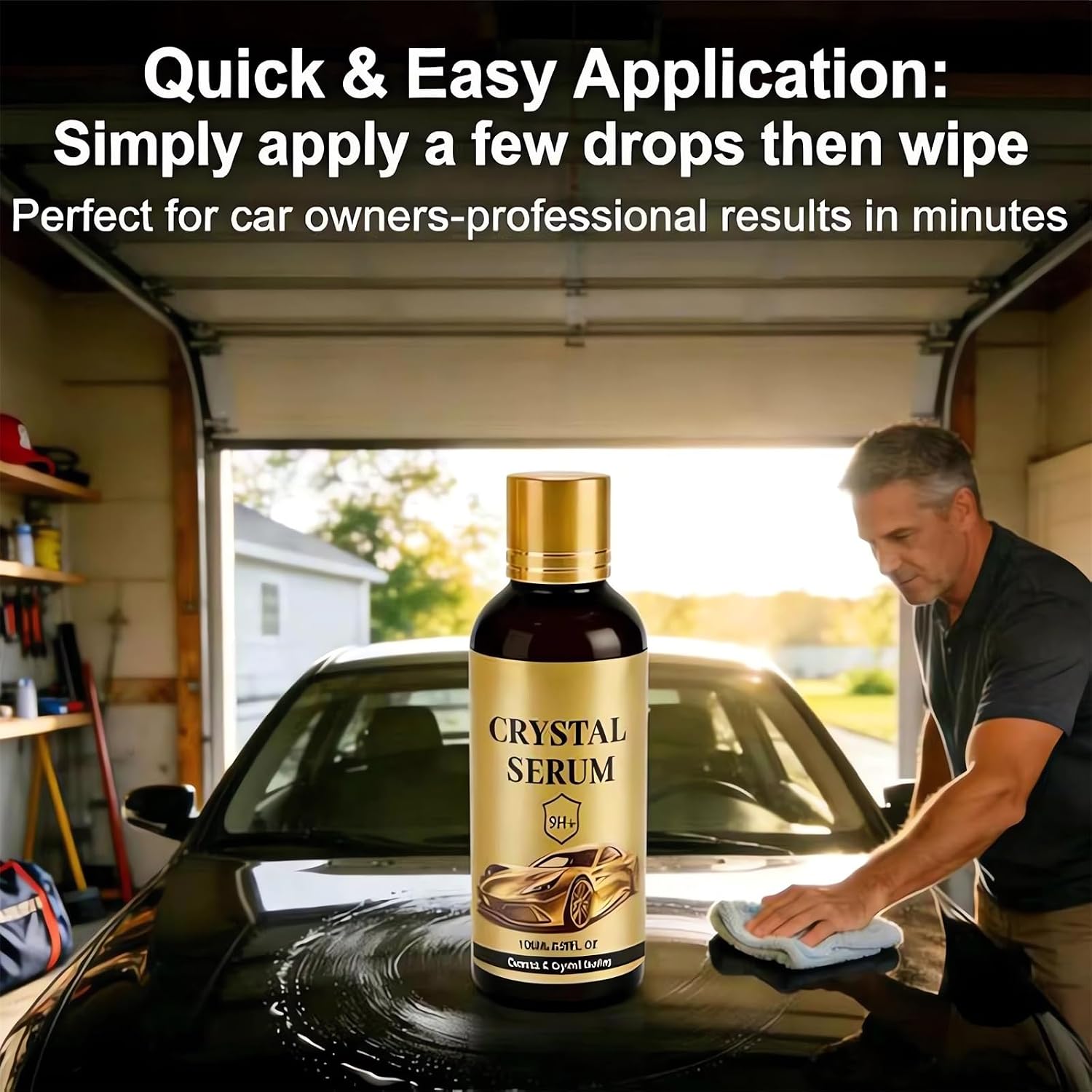 Ptz Crystal Serum Graphene 9h Ceramic Coating for Cars Interior Exterior Headlights Glass Nano Quick Cristal Serum