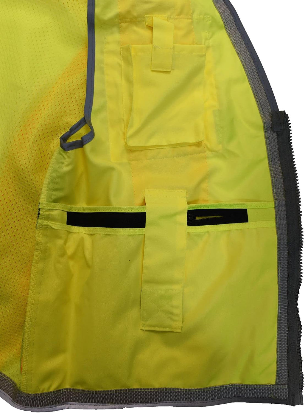 SV55 Hi Vis Type R Class 2 Engineer Safety Vest, Hi-Vis Green, M