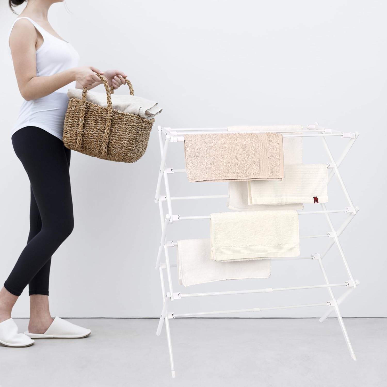2026 Enhanced Clothes Drying Rack | Foldable Drying Rack Clothing for Laundry | Small Collapsible Portable Dryers for