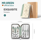 Manicure Sets Light Luxury Nail Clipper Kits Personal Care Tools Fashion Contrasting PU Case (Mr-8884)