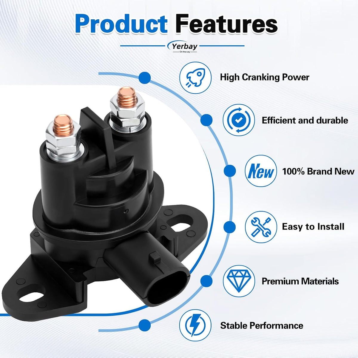 278001802 278003012 Starter Solenoid Relay for Can-am Defender HD5/8/10