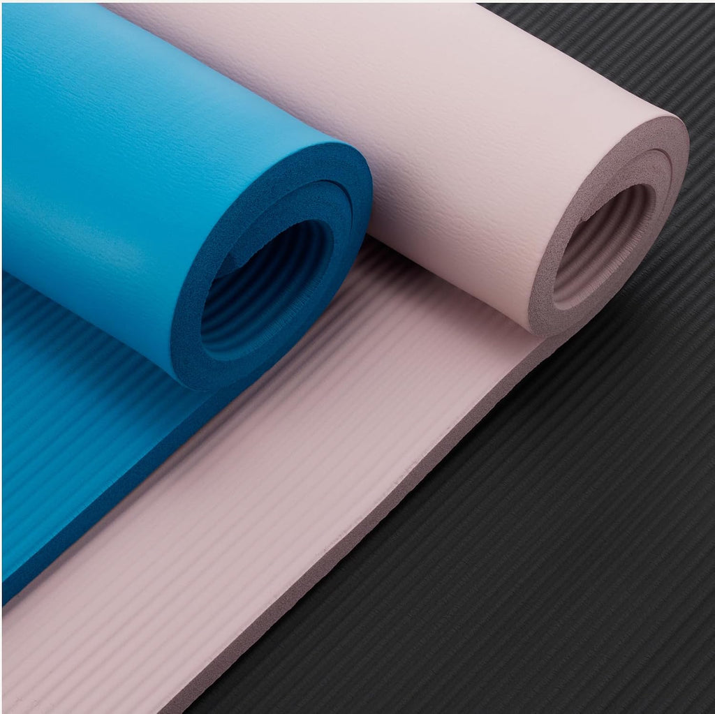 Extra Thick Exercise Yoga Mat with Carrying Strap