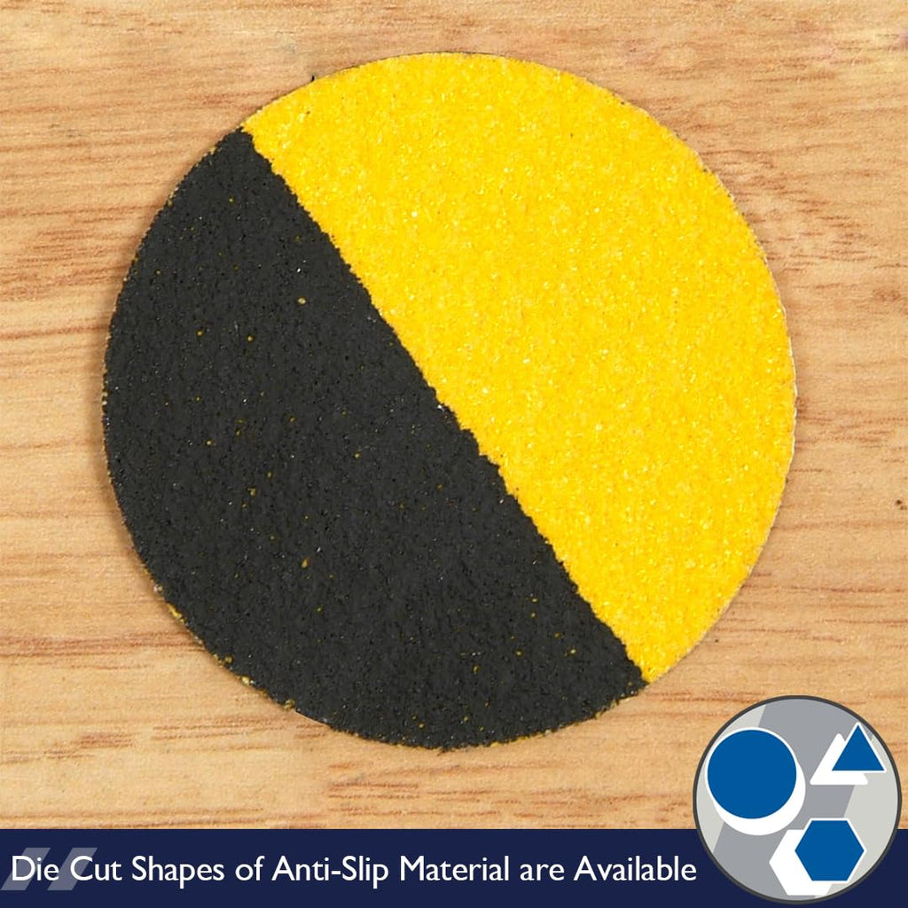 Standard Black/Yellow Hazard Anti Slip Grip Tape (2" x 60ft)