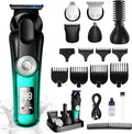 6 in 1 Professional Mens Grooming Kit for Mustache,Body, 17 Piece All-in-One Mens Grooming Kit and Hair Clipper