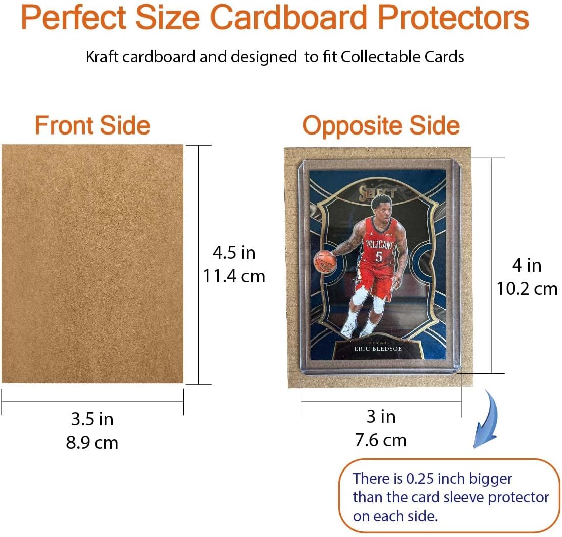 400 Packs 3.5x4.5 Inch Corrugated Cardboard Sheets