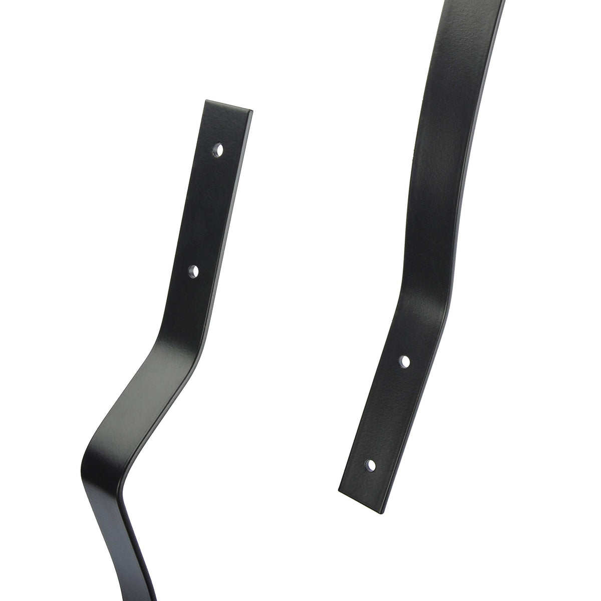 32-1/4 Inch Iron Deck Balusters, Baroque Wrought Style, Matte Black