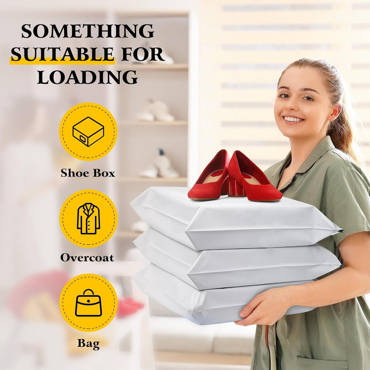 25Pcs Poly Mailers 17.7x22 Inch Large Shipping Bags for Clothes
