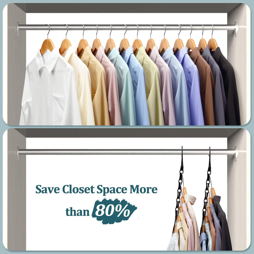6 Pack-Closet-Organizers-and-Storage, Magic-Hangers-Space-Saving-for-Clothes