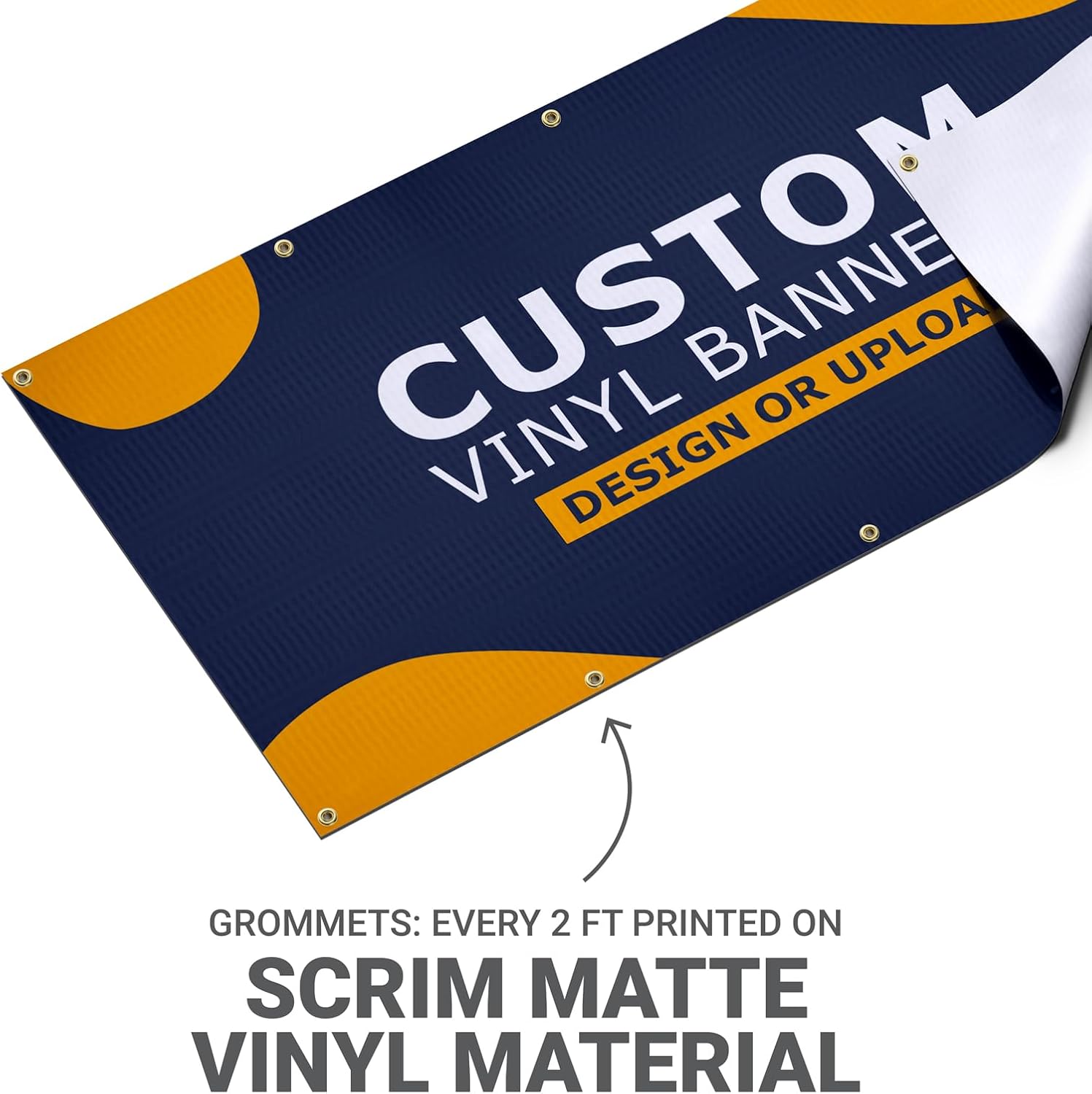 Custom Banner 13oz Matte | Personalized Custom Vinyl Banner for Grand Openings, Graduations, Parties, Event