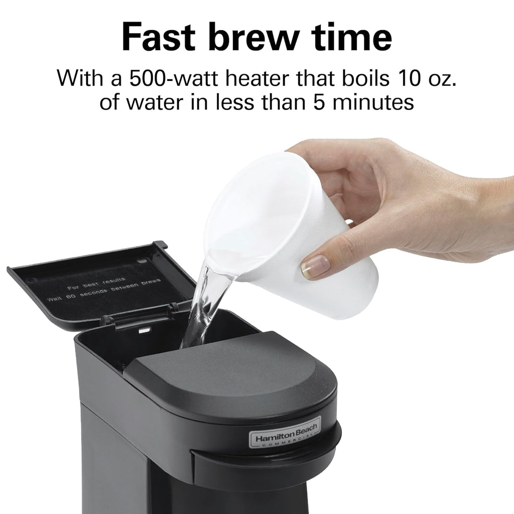 1 Cup Pod Coffeemaker, Black, Single Serve Coffee Brewer, HDC200B
