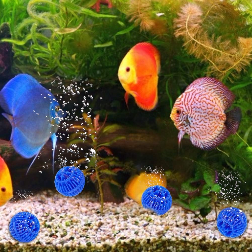 Aquarium Bio Balls Filter Media 500ml, Extra Porous Surface