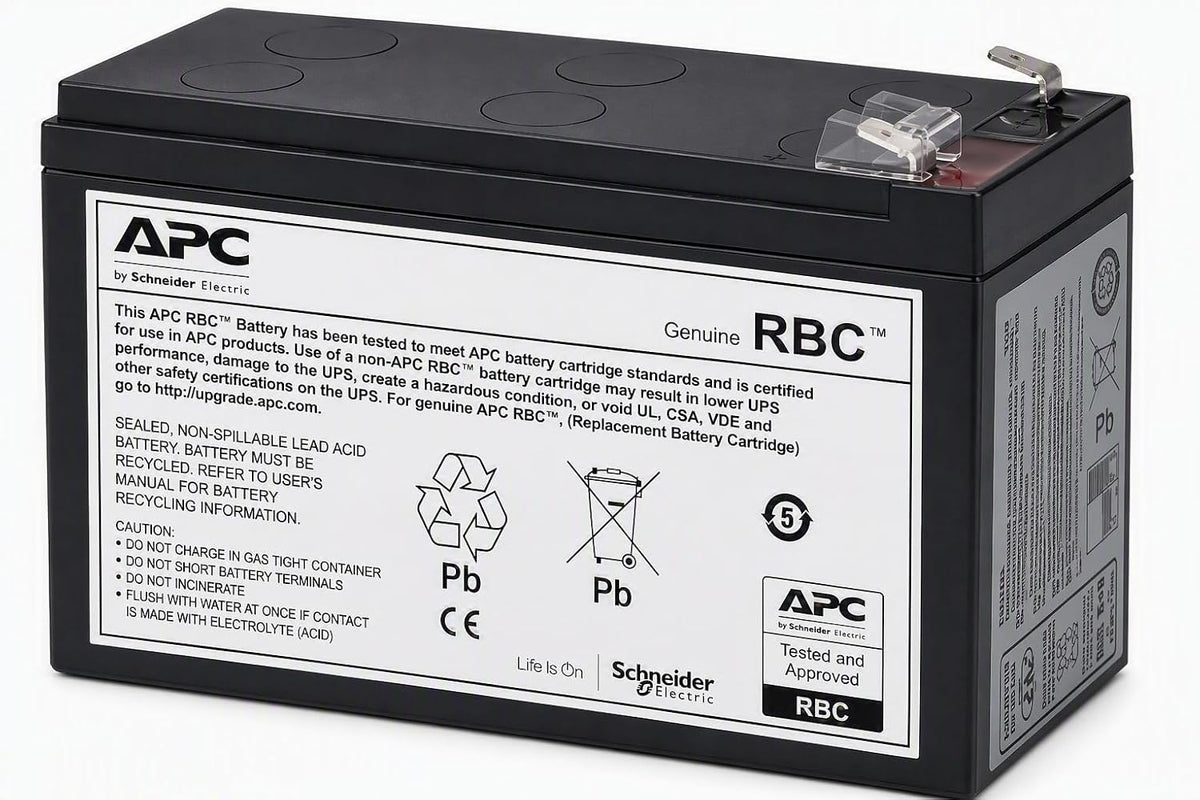 APC Genuine UPS Replacement Battery RBC17 for Models BE650G1 BE850G2 BR700G