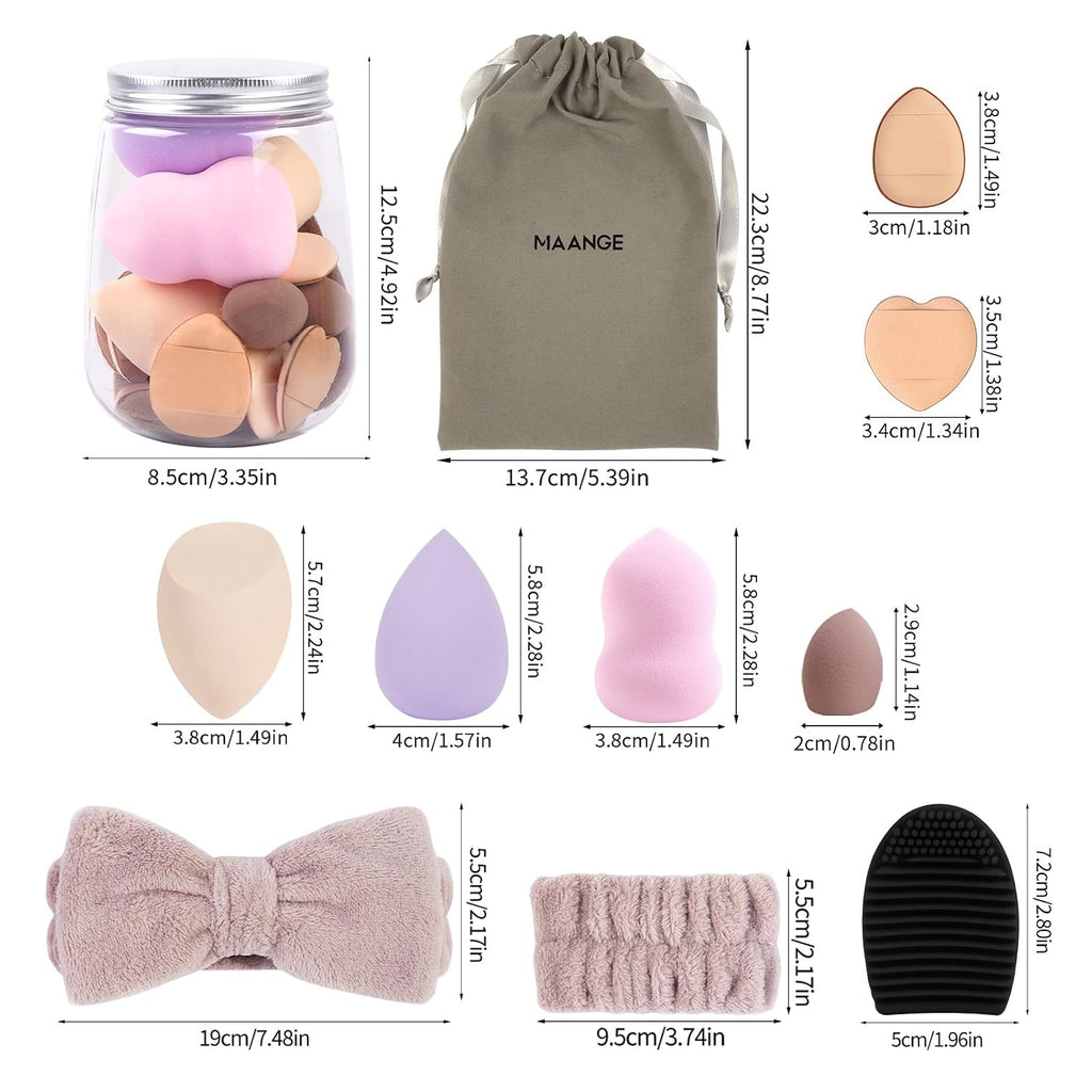 Makeup Brushes 51 Pcs Makeup Kit, Multi-functional Makeup Tool Set with Makeup Brush Foundation Brush Make up Brushes