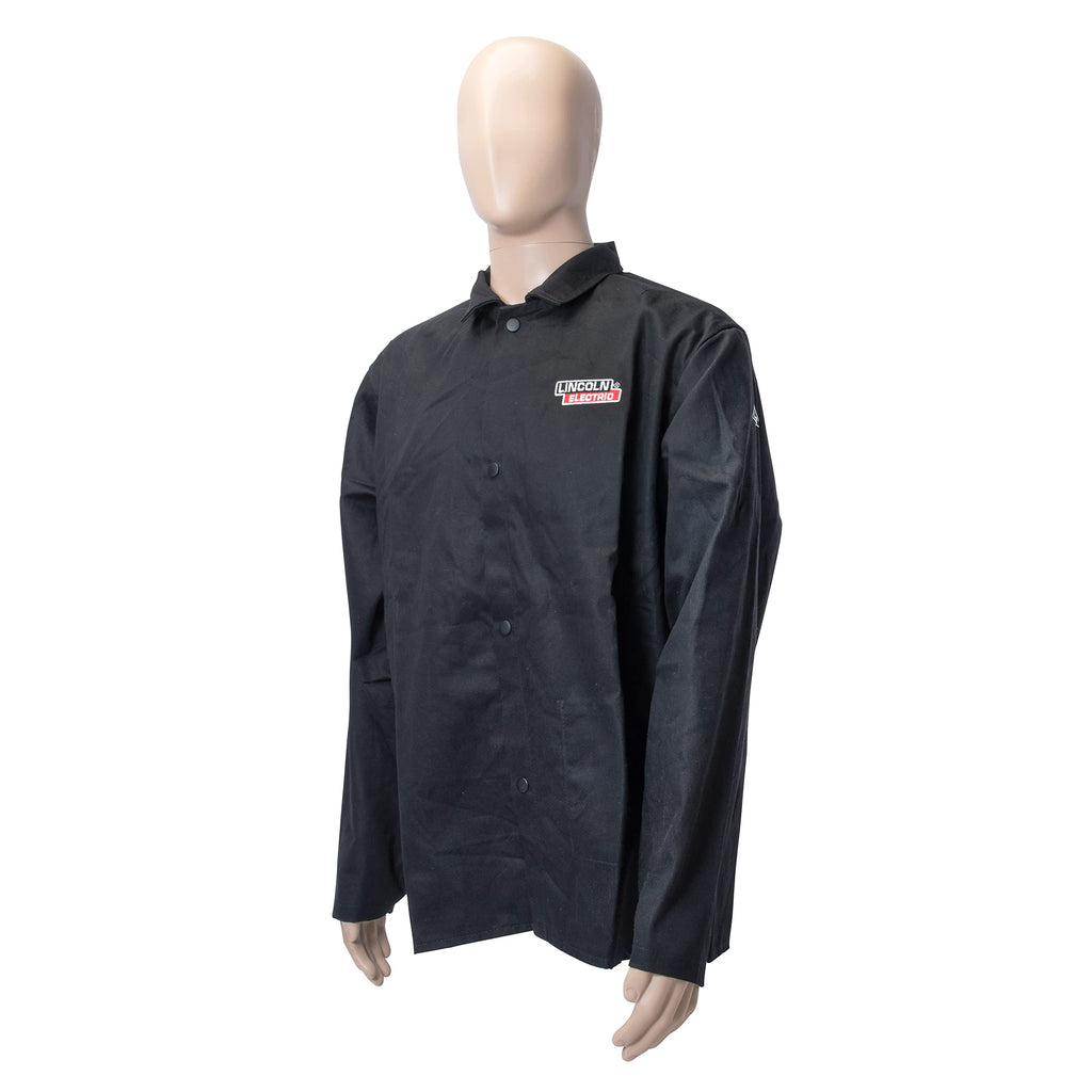 KH808L Black Large Flame-Resistant Cloth Welding Jacket