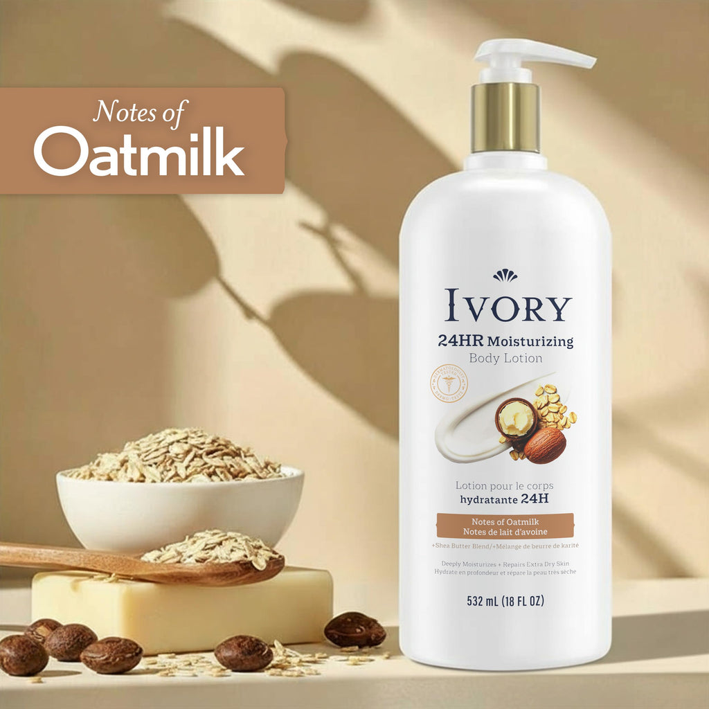Hand & Body Lotion for Women & Men, Oatmilk Scent, 18 fl oz