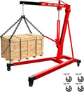 3Ton Engine Hoist Cherry Picker with 8 Ton Hydraulic Pump-6000 lb Heavy Duty Engine Lift Crane