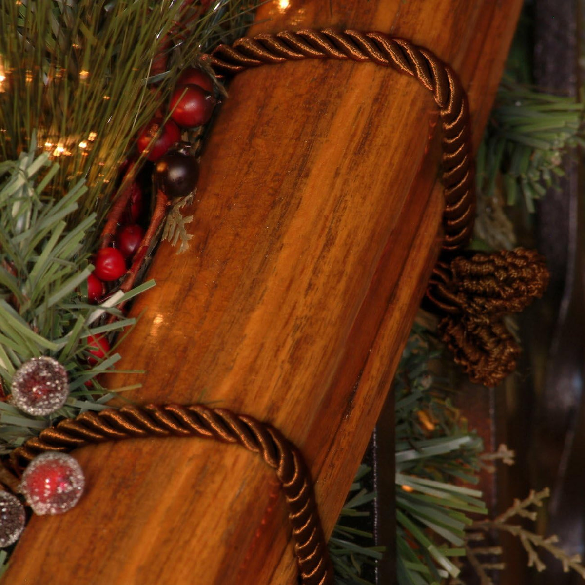 Decorative Twist Ties, 6 Pack, 16 inches (Brown) - Hang Garland, Lights and More