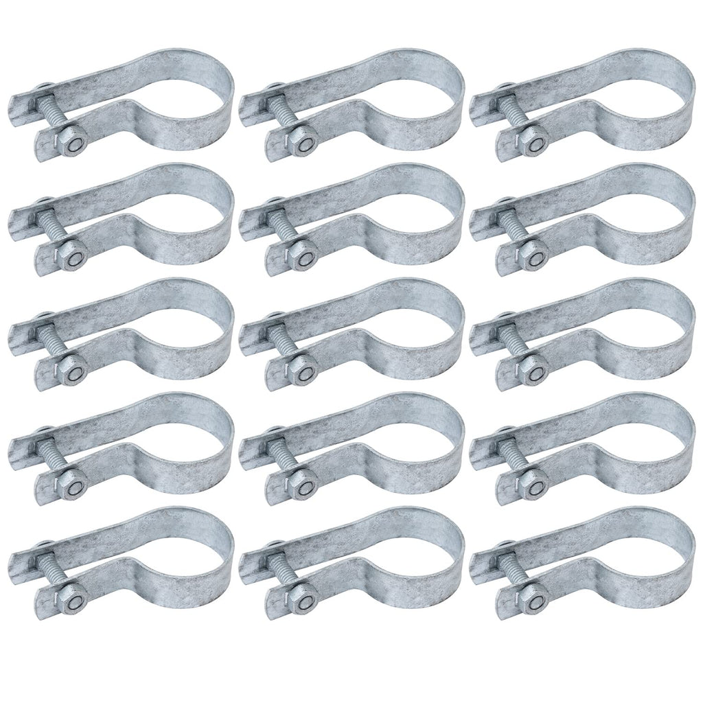 Chain Link Tension Bands 2-3/8", Fence Tension Bands, 15 PCS