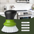 Dish Scrub Brush, Palm Brush Dish Scrubber, Green, Pack of 2