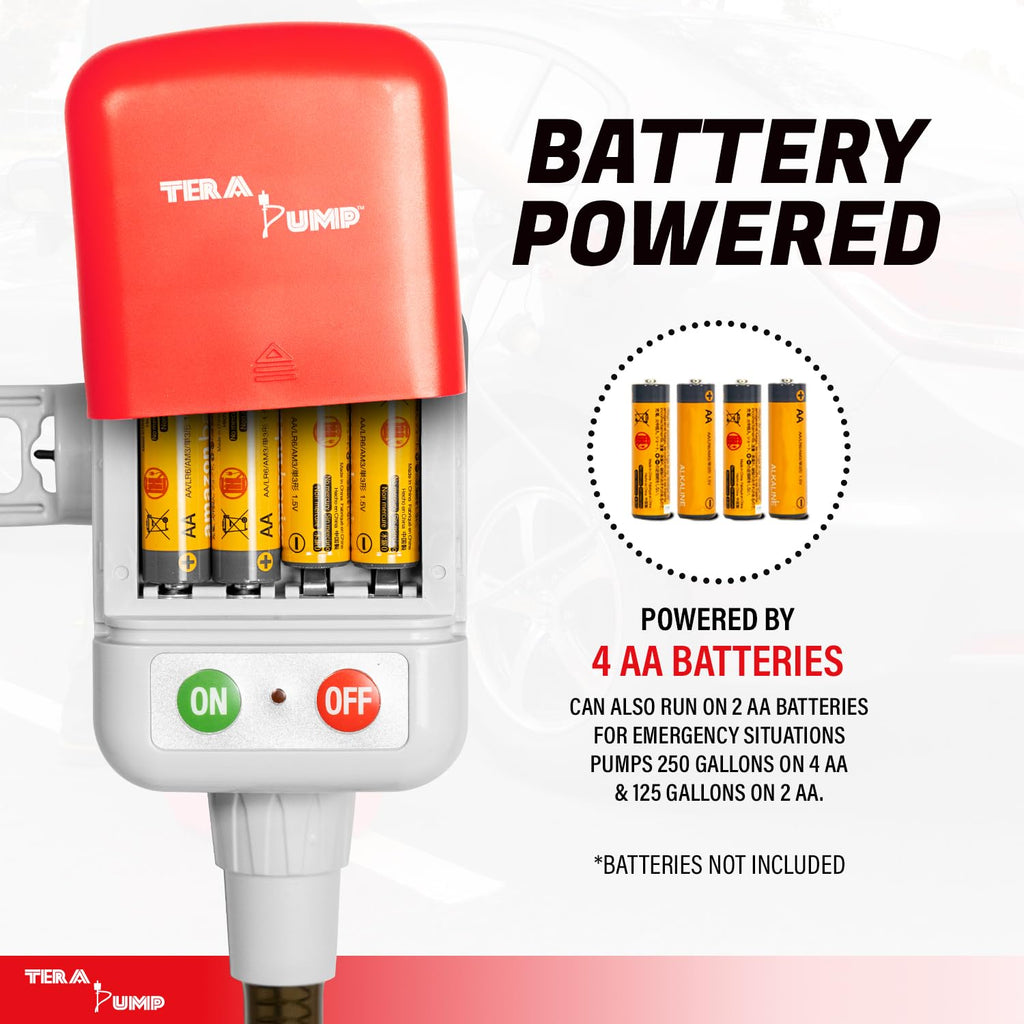 TERA PUMP TRFA02-MTX-XL Fuel Transfer Pump, AA Battery Powered
