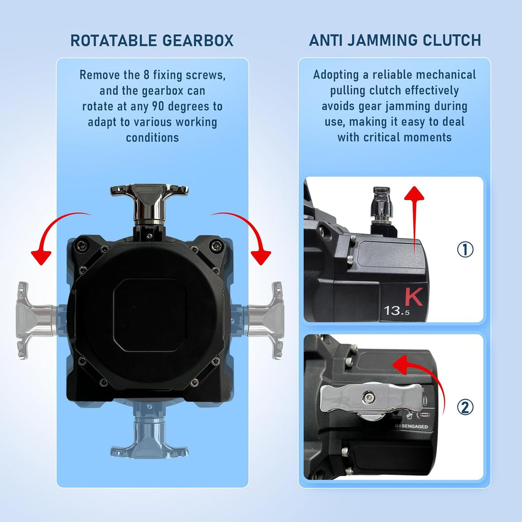 13,500 lb Recovery Winch,12V Electric Winch with 1/2” x70 FT Synthetic Rope,IP68 Waterproof,Anti Slip