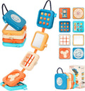 Busy Board for 1 Year Old, Travel Toys for Toddler 1-3 on Plane Car, Montessori Busy Board Busy Cube, Toys for 1 Year