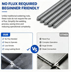 12Pcs Low Temperature Universal Welding Rod Sticks