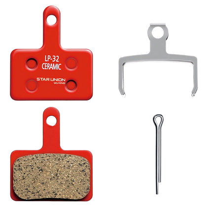 Bike Brake Pads for 169 Calipers, High-Performance Ceramic Brake Pads with 5mm Thick Disc Brake Pad Replacement for