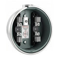 100 Amp Meter Socket, 4-Jaw Meter Base, Single Phase 3-Wire Ring Type