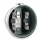100 Amp Meter Socket, 4-Jaw Meter Base, Single Phase 3-Wire Ring Type