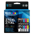 Compatible for Canon PGI-270XL CLI-271XL 270XL 271XL Ink,5 Pack