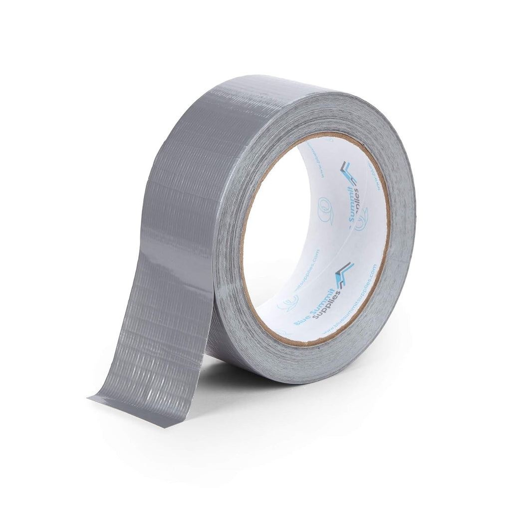 6 Pack Duct Tape Multi Pack, Tear by Hand Design, Silver, Strong 7mil Thickness, Commercial Grade Strength, 30 Yard