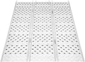 Aluminum Tri-Fold Trailer Ramps with Treads, 1 Pack 1500 lbs Heavy-Duty Anti-Slip Aluminum Loading Ramps ATV Ramp