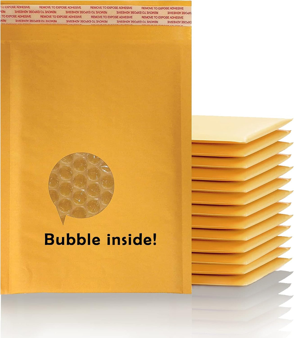Kraft Bubble Mailers 10.5x16 20 Pack Usable 10.5x15