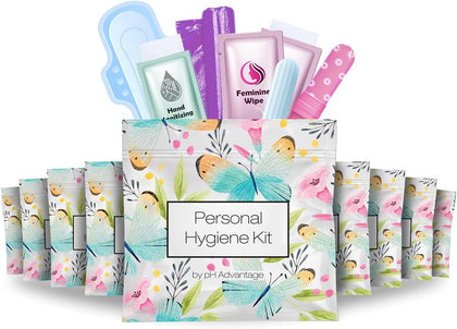 Menstrual Kit All-in-One 10 Pack | Convenience on The Go | Period Kit Pack for Travelling, Tweens & Teenager |