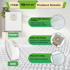 15 Pack Replacement HEPA Vacuum Bags for Prolux Tritan Canister Vacs